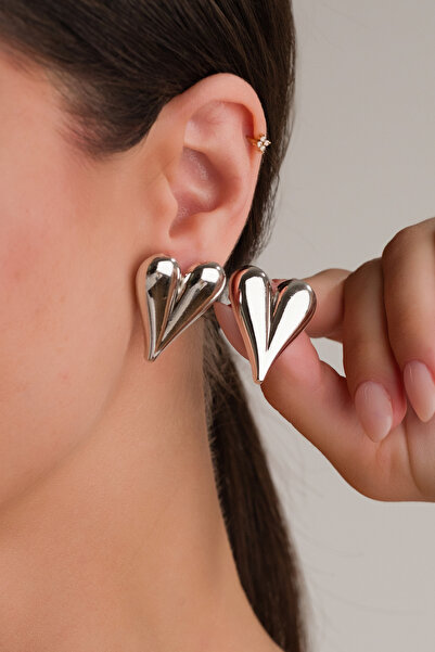 MRK Kadın Kalp Küpe