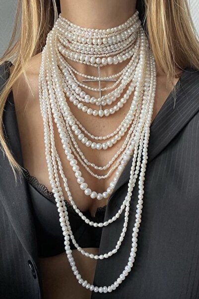 LIVOSH ÇOKLU İNCİ KOLYE