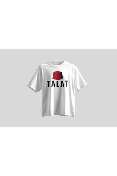Maki Home Tolga Turan Special Alliance Series Cotton Printed White Black T-Shirt Models