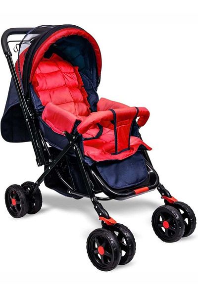Generic Foldable Baby Stroller – Reversible Handle, Multi-Position Recline, Shock Absorbing Wheels, Extend