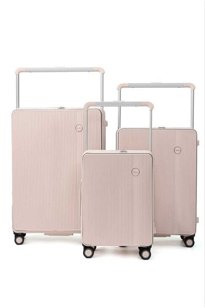 Prosperity 3-Piece Blue Luggage Set – Spinner Wheels, Hard Shell, TSA Lock