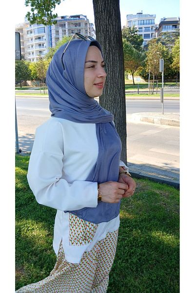 Nilbutik Combed Cotton Practical Shawl Scarf