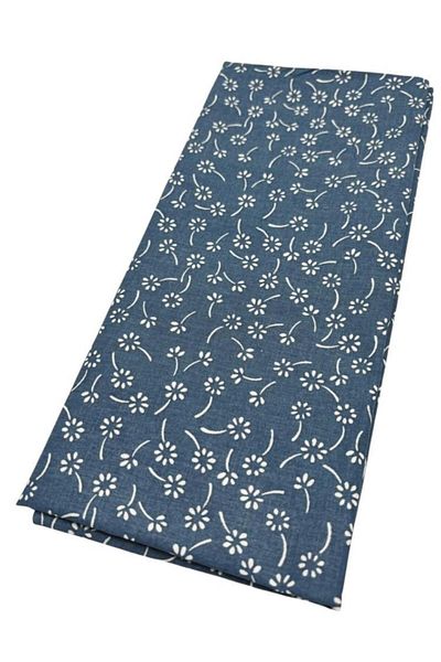 angel çanta aksesuar Angel Bag Accessory 120X50 cm Cotton Lining Fabric Blue Crispy Flower Pattern