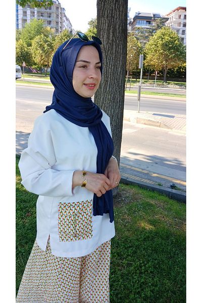 Nilbutik Combed Cotton Practical Shawl Scarf