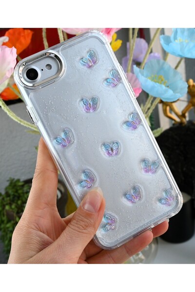 Go Aksesuar Iphone 7 - 8 - Se 2020 - Se 2022 Uyumlu Mini Kelebek 3D Oyuncak T...