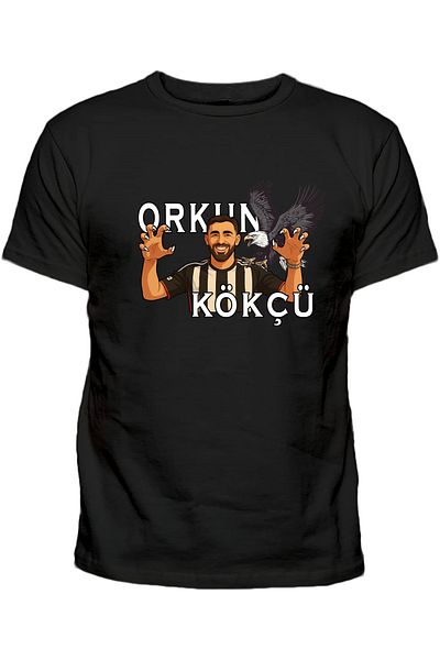 Efendioğlu Design Βαμβακερό μπλουζάκι με στάμπα O.kökçü eagle