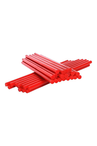 SİMES Sıcak Kırmızı Mum Silikon Yapıştırıcı (11mm x 30cm) – 1 KG Paket