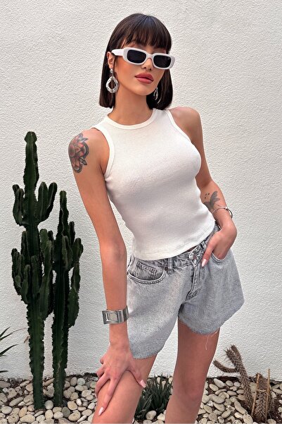 New Now Pack of 2 Crew Neck Sleeveless Long Tubular T-Shirt