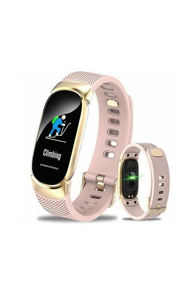 TECHSTAR ® Fitness Bracelet B11 Pink, IPS, Bluetooth 4.0, IP65, Heart Rate Monitoring, Blood Pressure