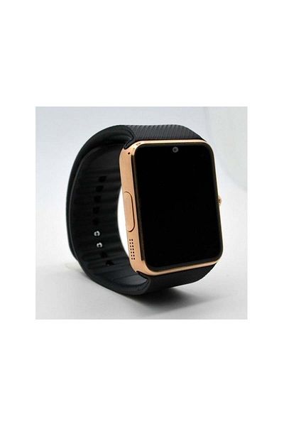 TECHSTAR Smartwatch U-Watch GT08 Bluetooth Gold Compatible SIM, MicroSD