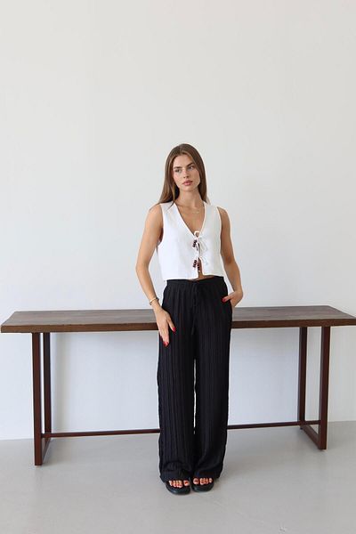 Jeevee Tasseled Fabric Relaxed Cut Summer Trousers