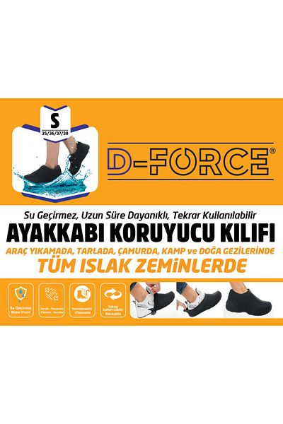 D-Force Waterproof Protective Shoe Cover L (43-44-45-46)