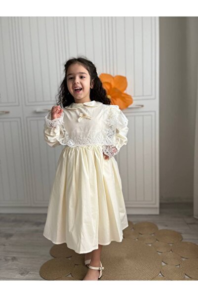 Sare Çocuk Giyim Kız Çocuk Kuran Kursu Merasim Tören Elbisesi %100 Pamuk Rahat Kalıp