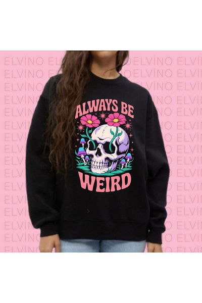 Elvino Thick Winter Printed Cotton Women'S/Men's Unisex Oversize Hooded/Hoodless 3 Thread Sweatshirt