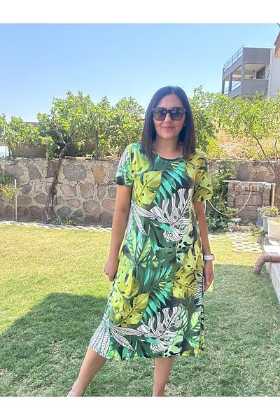 charamela Plus Size Below the Knee Knitted Dress -Bge119