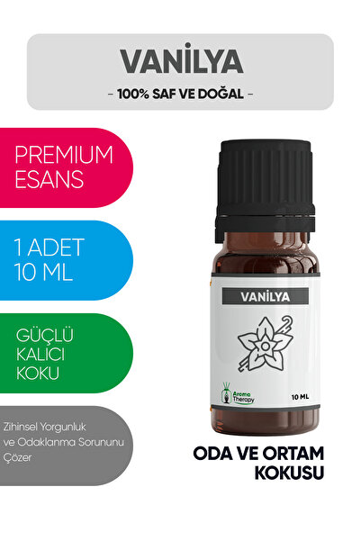 Venezia Scents Vanilya Esansiyel Koku Yağı Buhardanlık Yağı Difüzör Esansı Ho...