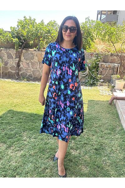 charamela Plus Size Below the Knee Knitted Dress -Bge120
