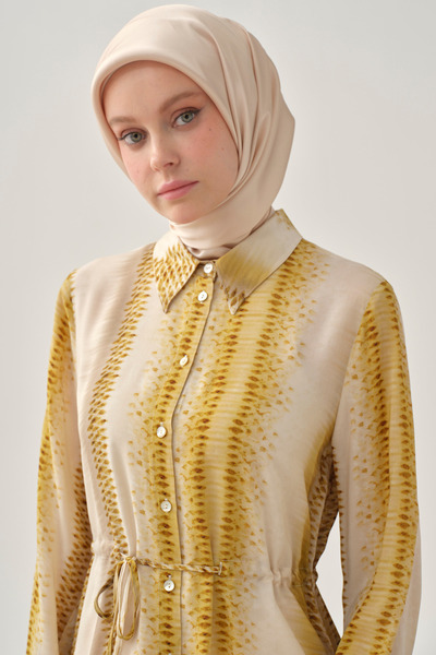 Tuğba Degrade Desenli Tunik - Asit