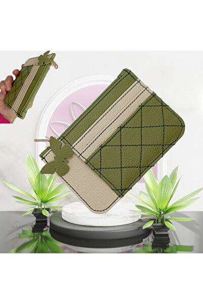 OEM Portcard din piele naturala lucrat manual mod 1