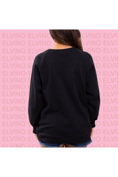 Elvino Thick Winter Printed Cotton Women'S/Men's Unisex Oversize Hooded/Hoodless 3 Thread Sweatshirt