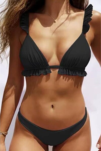Bikini Mayokini Dünyası Nera Fiora Flu Bikini - Siyah