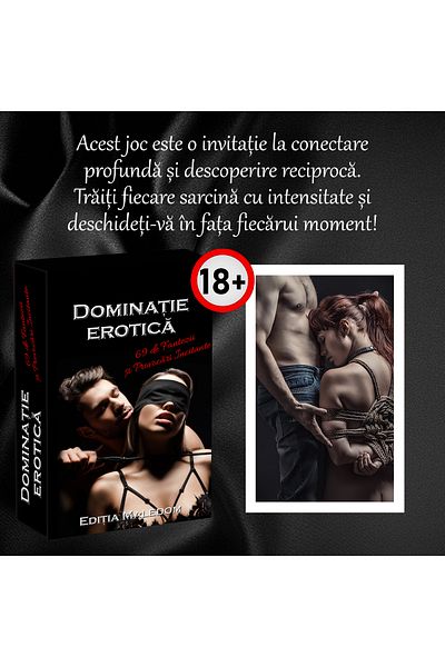 Legendary Gifts Erotic Domination Card Game - Maledom Edition, 69 exciting fantasies and challenges