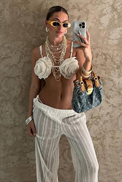 Bikini Mayokini Dünyası Σετ παραλίας Anna Lussa - Λευκό