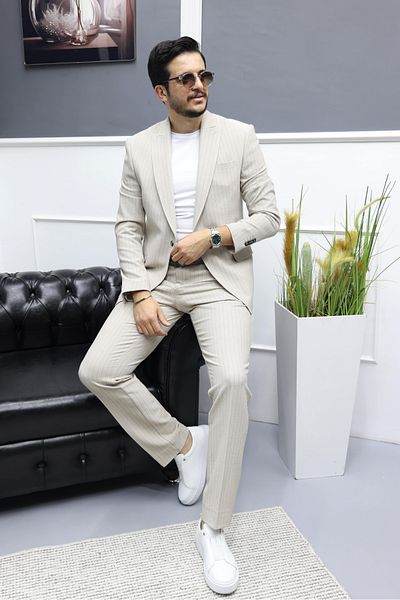 Avni Ceylan Monoline Elegance Style Single Button Suit
