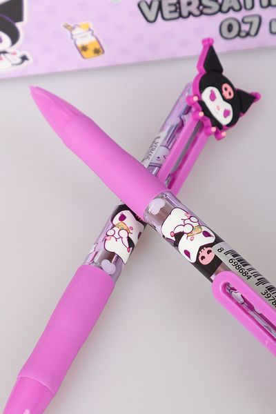 kuromi "Dekomus Wet Wipes Gifted" Licensed "Single" Shınny Versatil Tip Pen 0.7 mm