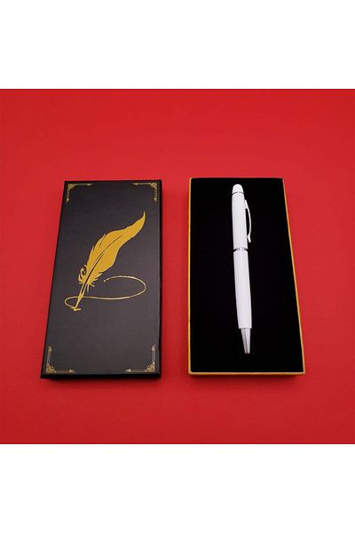 ForWhat Single White Pen for Office Home Office Gift