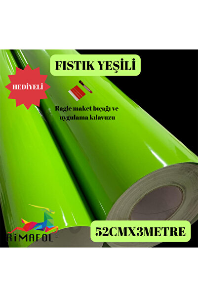 RİMAFOL Folie autoadeziva pentru conducte de aer verde arahide 52CMX3METRE