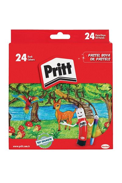 Pritt Pastel Paint Cardboard Box 24 Colors