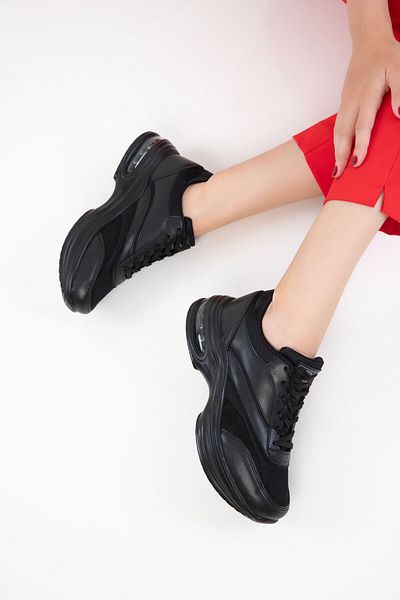 SOHO Black-Black Women's Sneaker 20763