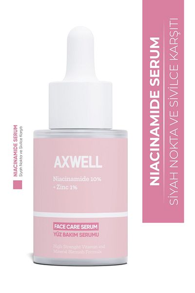 AXWELL Blackhead and Anti-Niacinamide Skin Care Serum 30 ml (Niacinamide 5% & Zinc 1%)