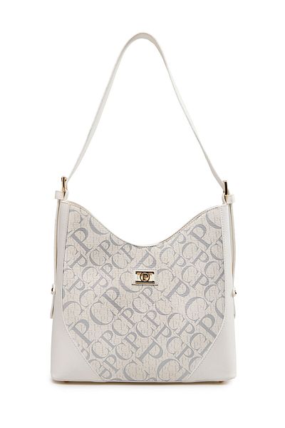 Pierre Cardin White Women's Shoulder Bag 05Po25Y2512
