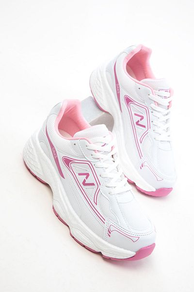 SOHO White-Fuchsia Women's Sneaker 20762