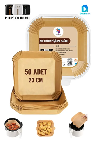 DolphFin Fryer Baking Paper Large Size Airfryer Baking Paper Philips XXL Compatible.