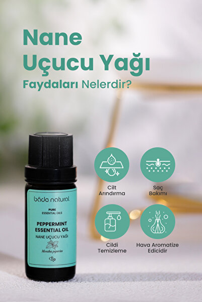 Bade Natural Nane Uçucu Yağı %100 Saf 10 ml