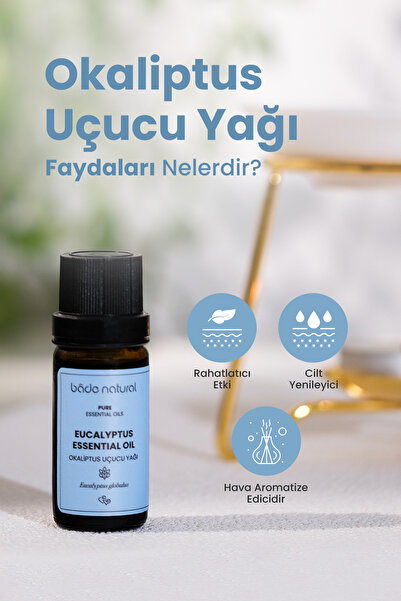 Bade Natural Okaliptus Uçucu Yağı %100 Saf 10 ml