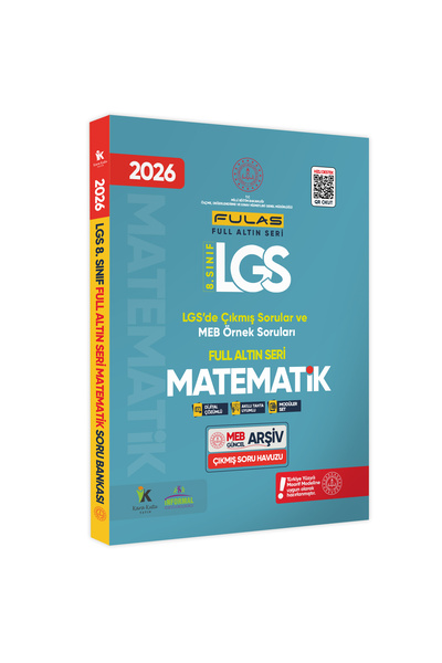 Karakutu Yayınları 2026 8.Sınıf Full LGS Altın Seri (FULAS) MATEMATİK MEB Çık...