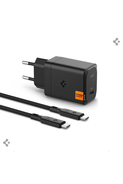 Spigen 65W USB-C Hızlı Şarj Aleti + 2m Şarj Kablo Samsung PPS 2.0 GaN Super H...