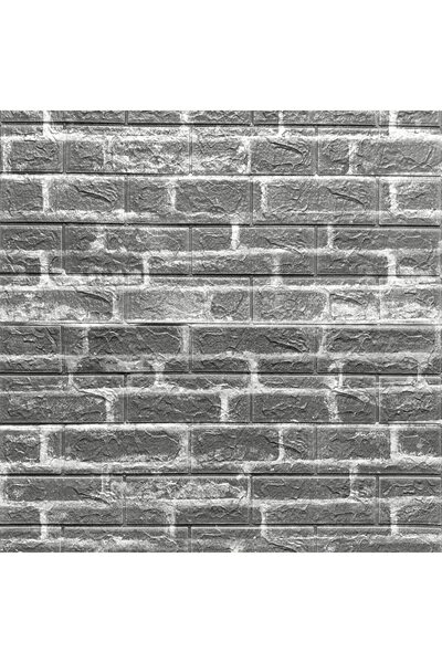 Renkli Duvarlar 3d Koyu Gri Tonlu Kendinden Yapışkanlı Duvar Kağıdı Paneli Nw24