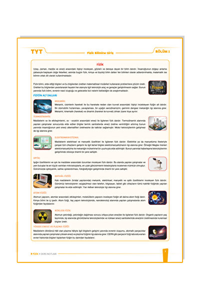 Benim Hocam Yayınları 2026 TYT Fizik Ders Notları