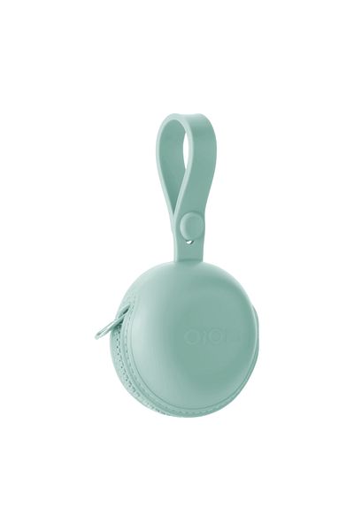 OiOi River Green Silicone Pod - Pacifier Storage Box