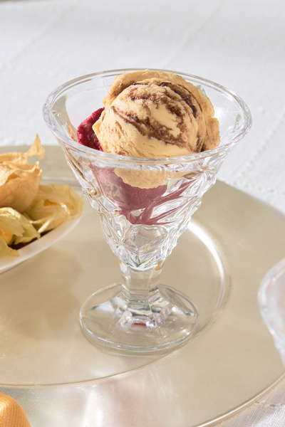 Karaca Pamela 3 Piece Glass Ice Cream Bowl 215 ml