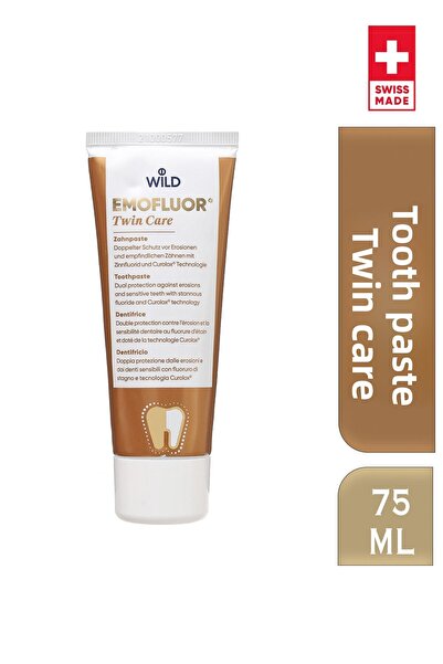 Emofluor معجون أسنان ثنائي العناية بطول 75 مل مع تركيبة مركزة (استخدام أطول م...