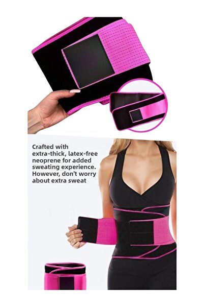 EMBA KORSE Ροζ Unisex Θερμική Ζώνη Σάουνας Κορσέ