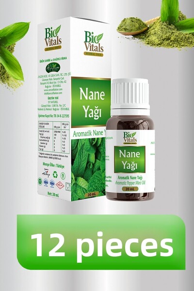 Bio Vitals زيت النعناع 20 مل - علبة 12 قطعة
