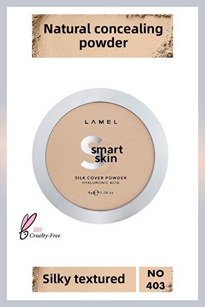 Lamel Cosmetics لاميل سمارت سكين بودرة خافي عيوب طبيعية رقم 403