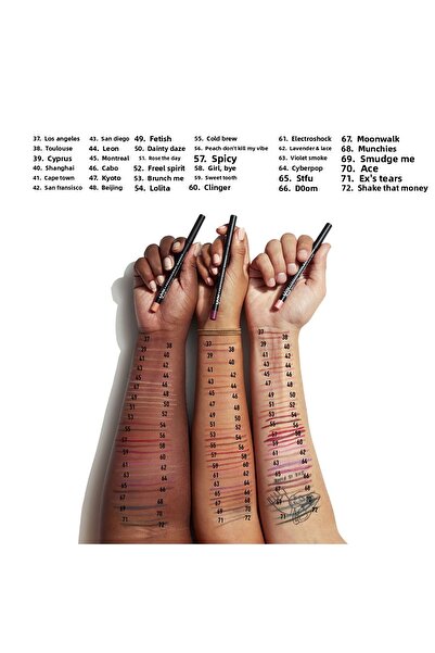 NYX Professional Makeup Dudak Kalemi -  Suede Matte Lip Liner Cannes 800897064419